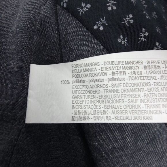 NEW Zara Man Old Money Sueded Elbow Patch 2 Button Blazer Jacket Gray Academia - Picture 11 of 12